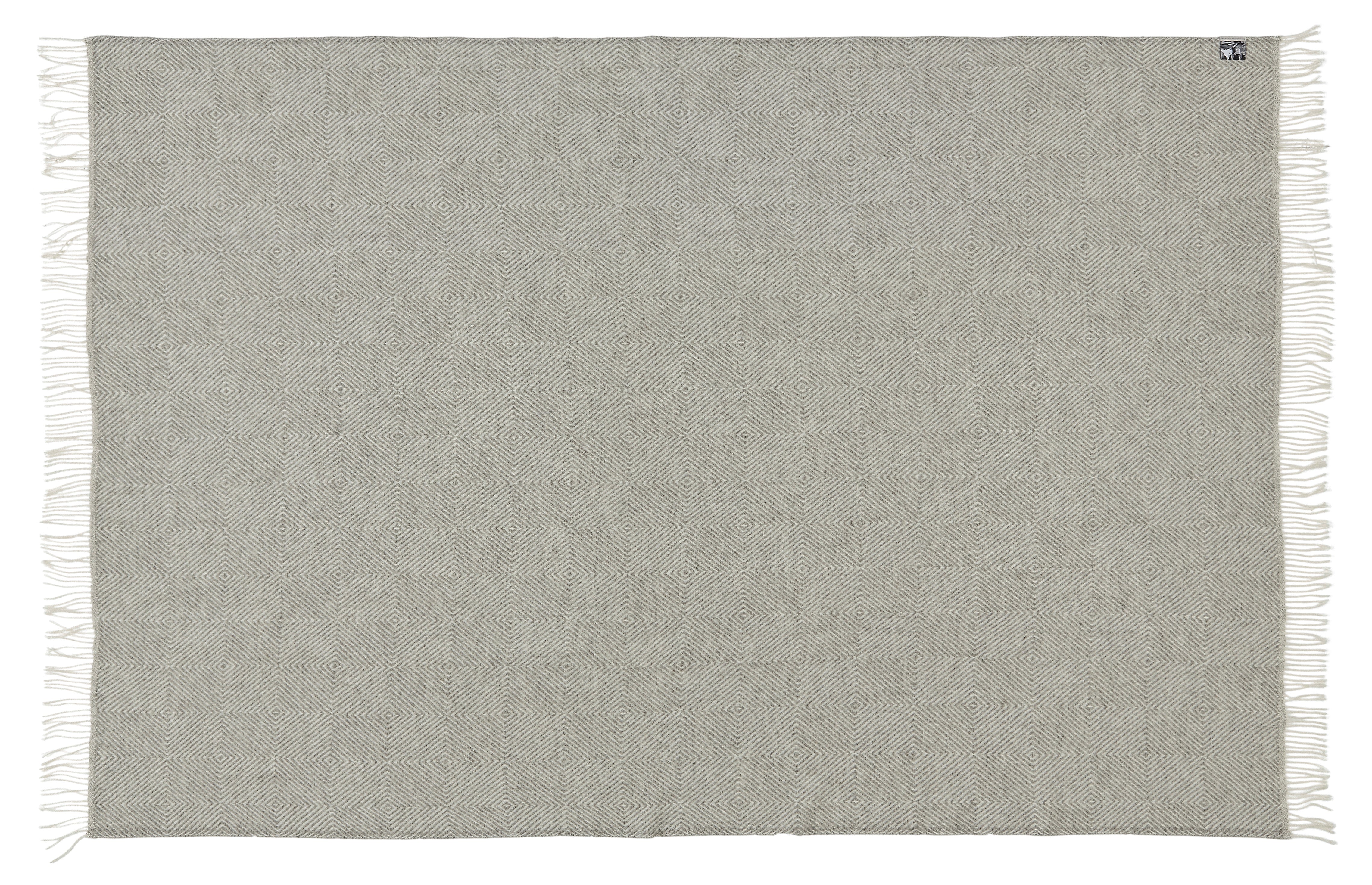 Silkeborg Uldspinderi ApS Fanø 140x240 cm Throw 00109 Light Nordic Grey