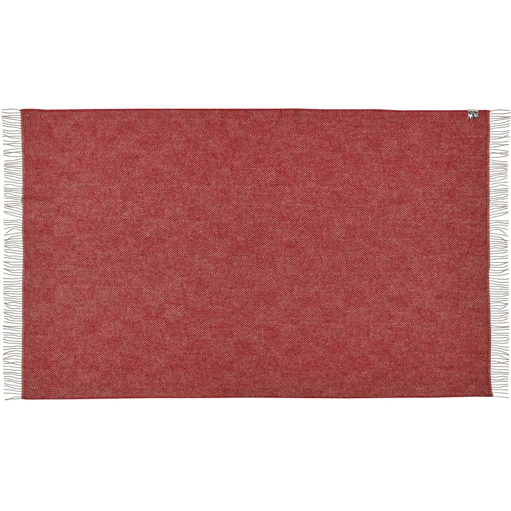 Silkeborg Uldspinderi ApS Fanø 140x240 cm Throw 00177 Granite Red