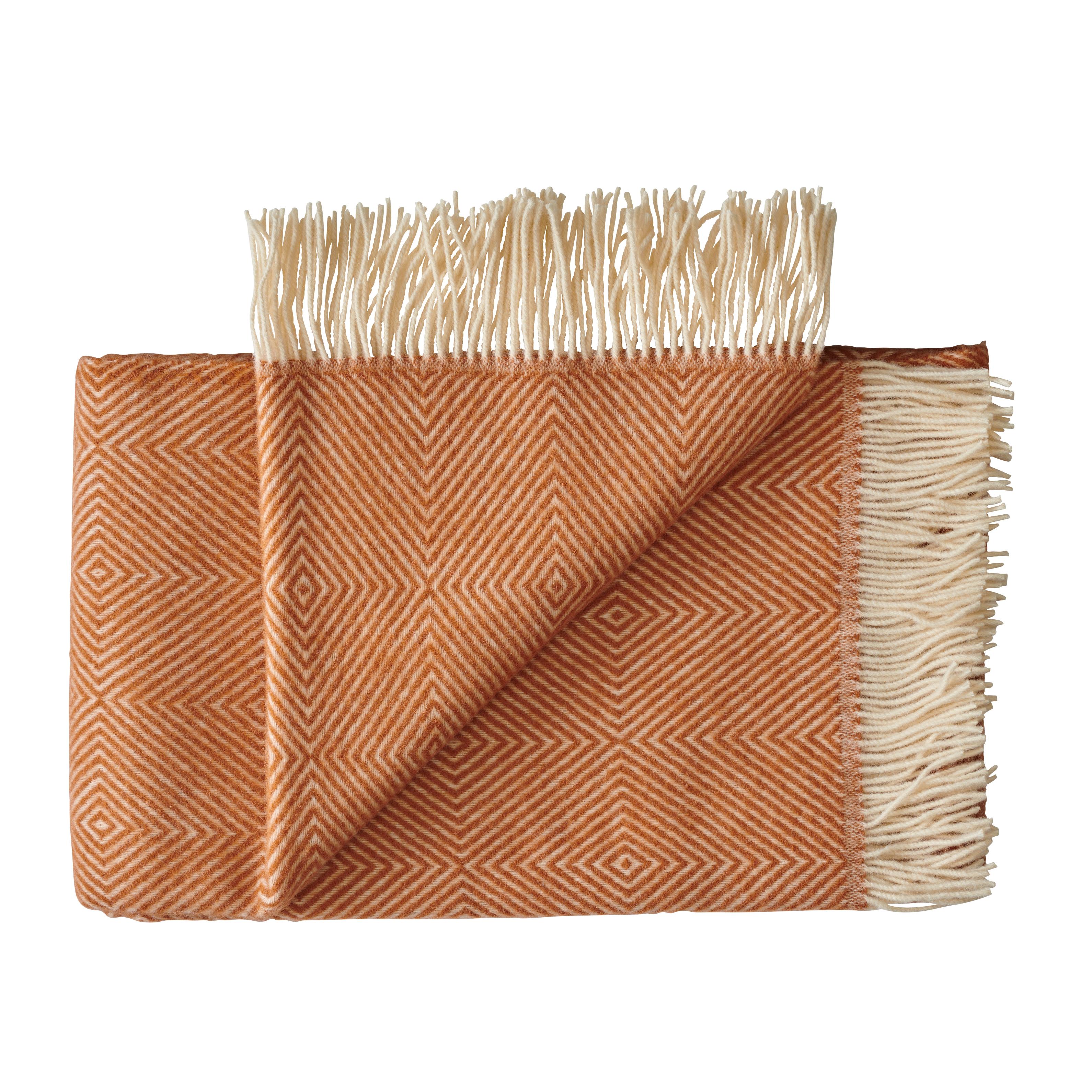 Silkeborg Uldspinderi ApS Fanø 140x240 cm Throw 08109 Cinnamon