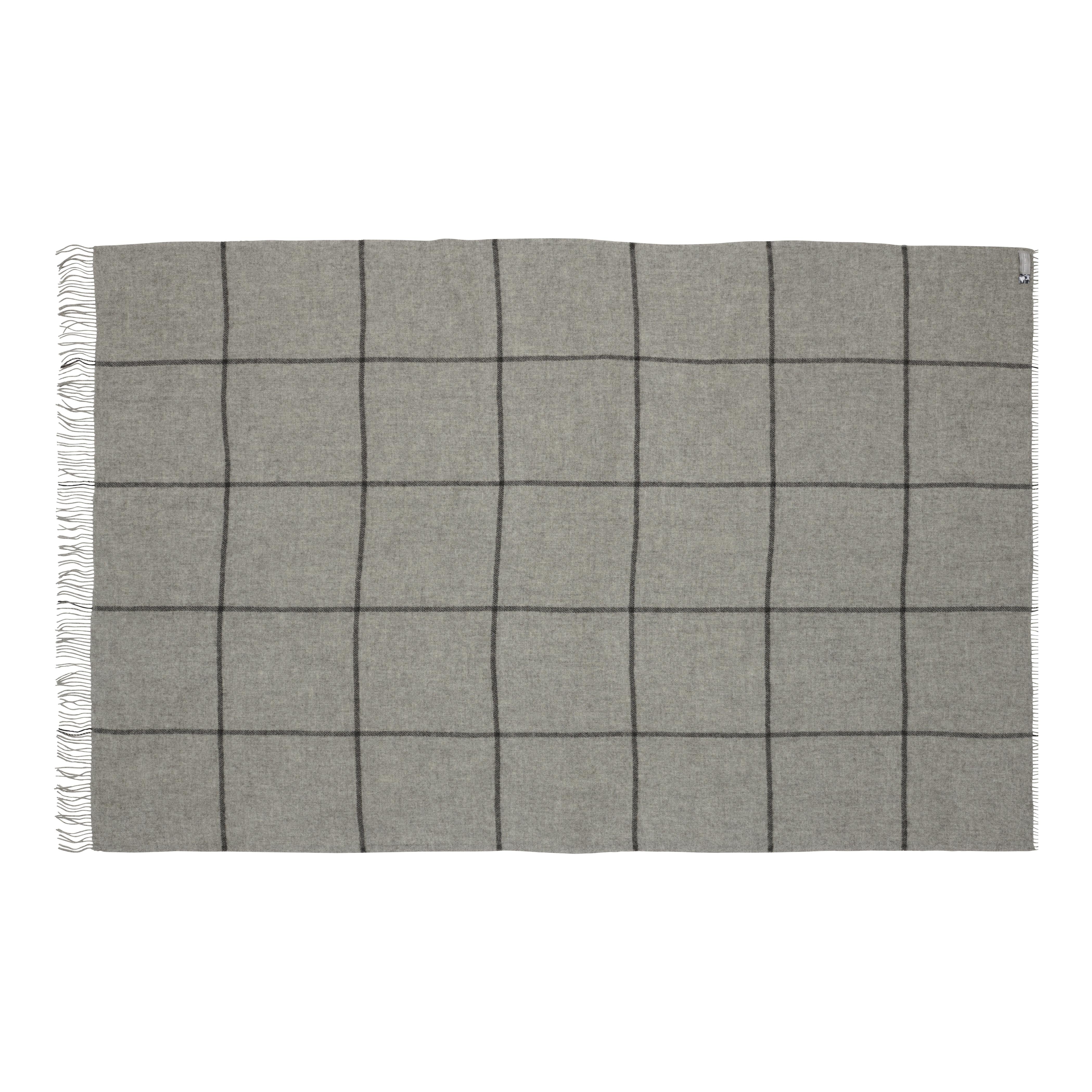 Silkeborg Uldspinderi ApS Mandø 140x240 cm Throw 1115 Medium Grey (04155)