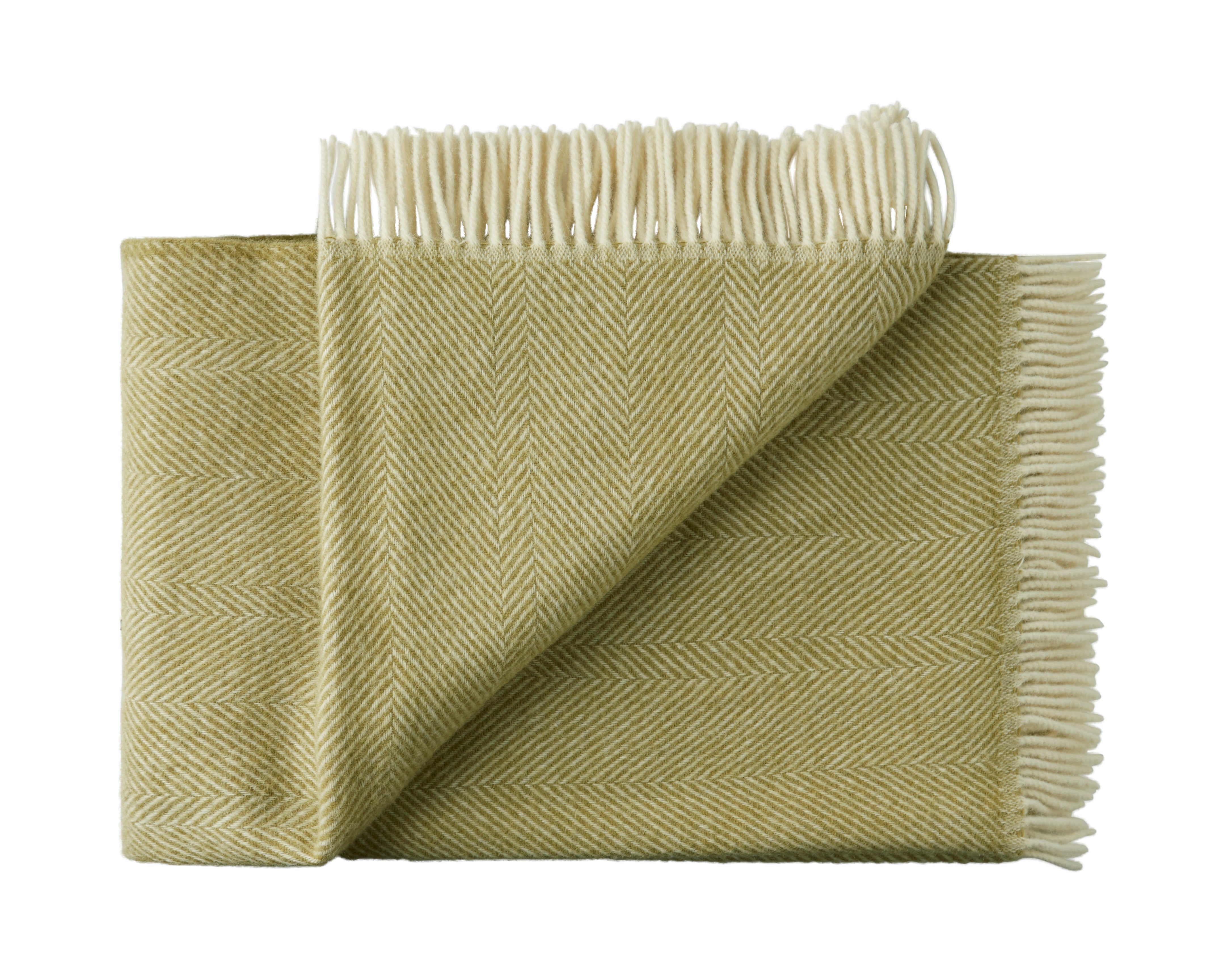 Silkeborg Uldspinderi ApS Rømø 140x240 cm Throw 00207 Moss Green