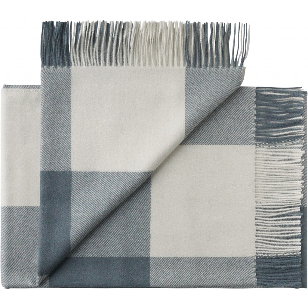 Silkeborg Uldspinderi ApS Santa Fe 130x200 cm Throw 00791 Petrol Blue
