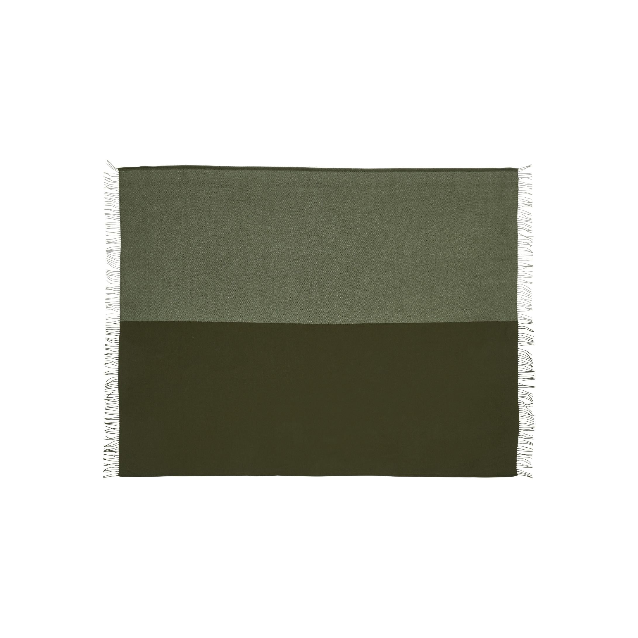Silkeborg Uldspinderi ApS Secret 130x190 cm - RWS Throw 02213 Moss/Seaweed