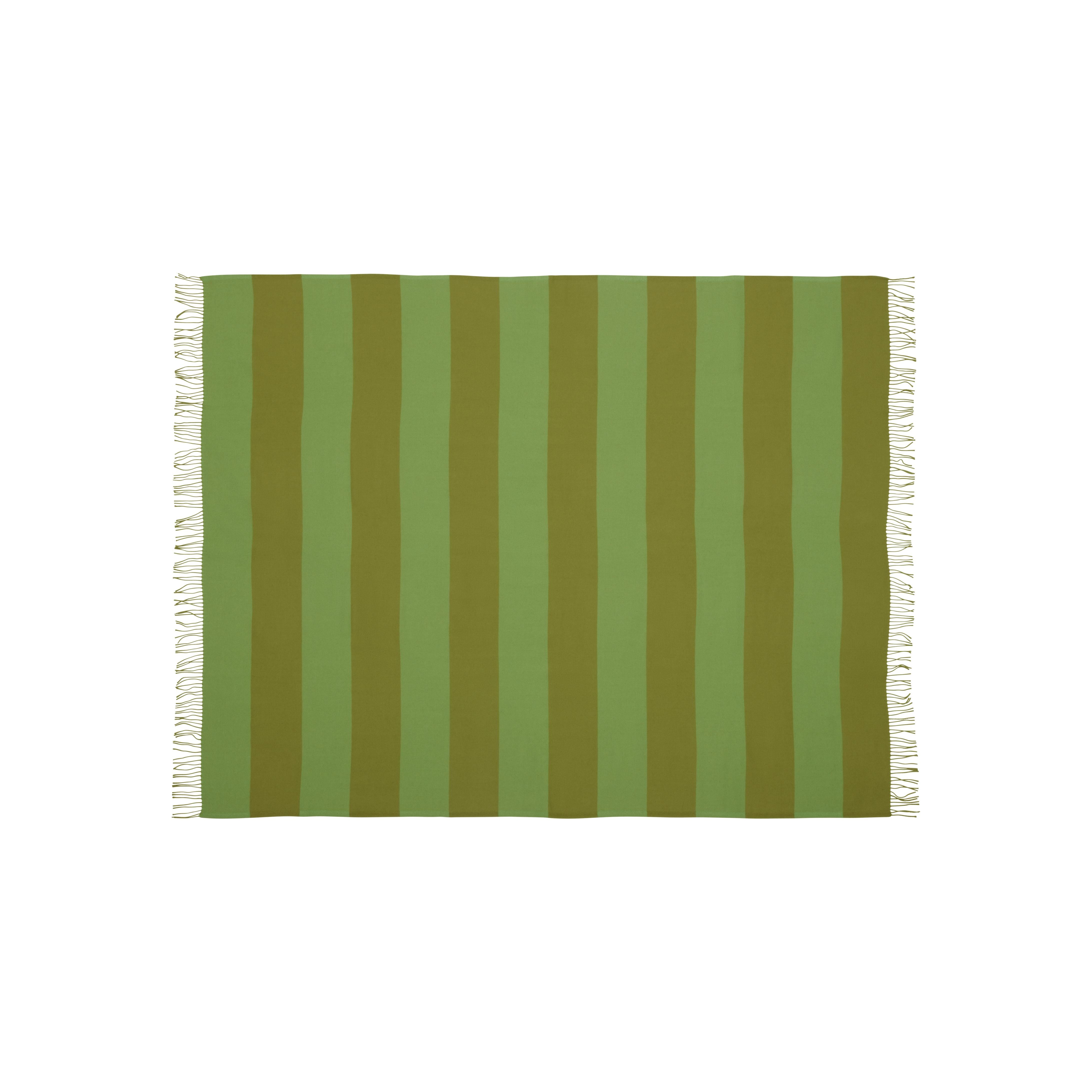 Silkeborg Uldspinderi ApS The Sweater Polychrome 130x190 cm Throw 01003 Green Sage