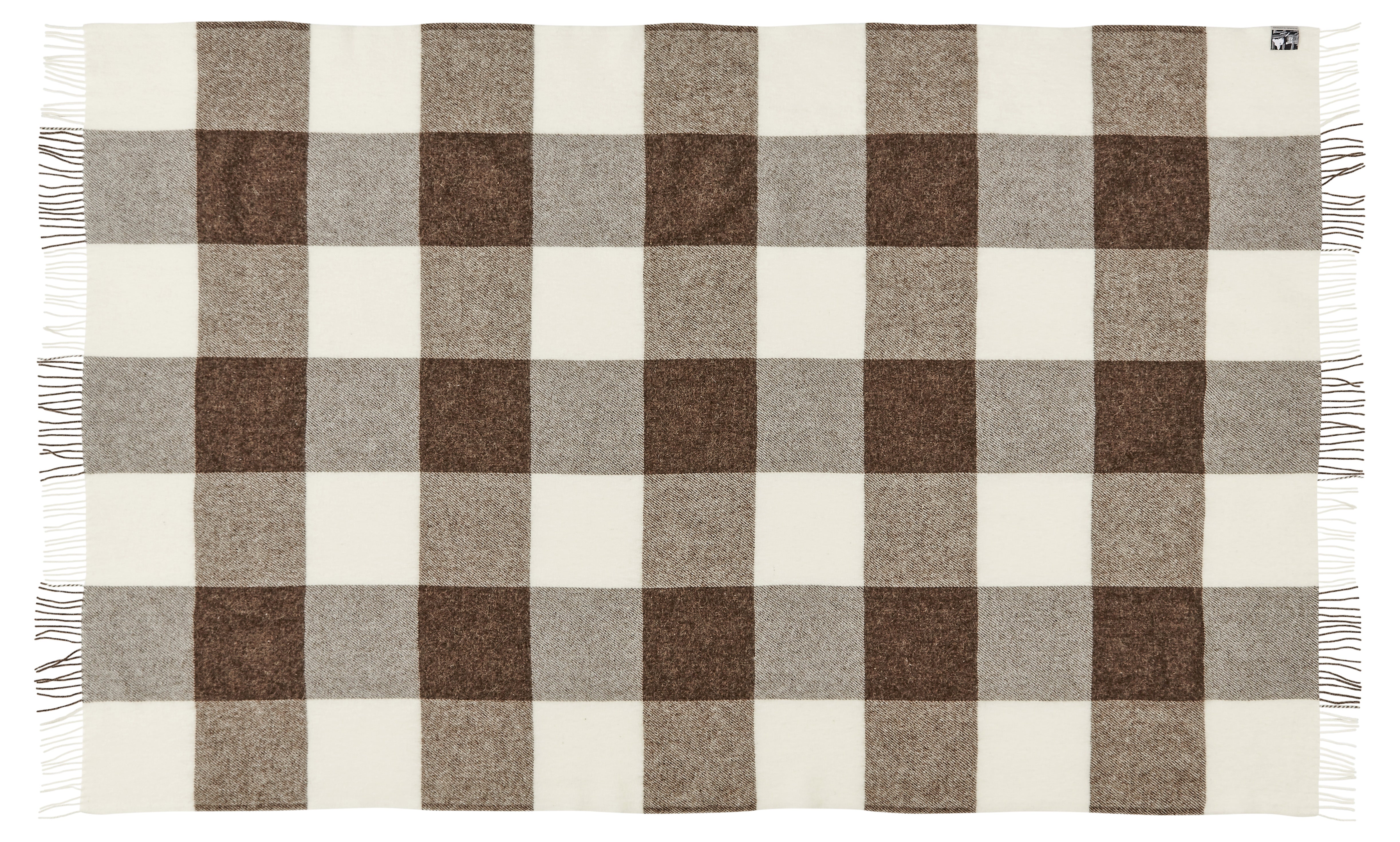 Silkeborg Uldspinderi ApS Ærø 140x240 cm Throw 00117 Dark Brown