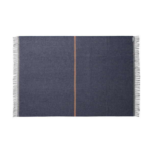 Silkeborg Uldspinderi ApS Alrø 140x240 cm Throw 00828 Grey Navy