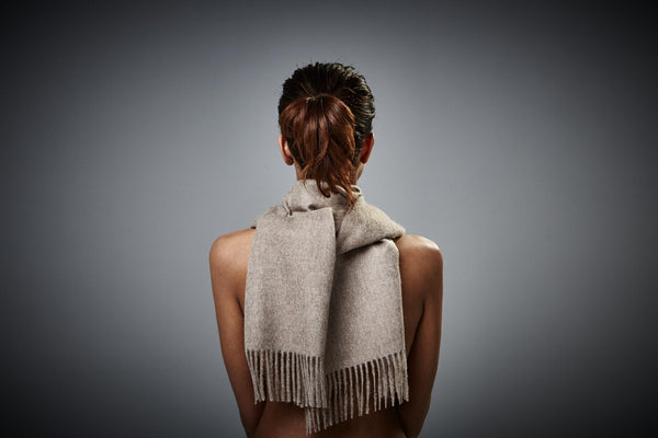 Silkeborg Uldspinderi ApS Arequipa 30x200 cm Scarf 00284 Walnut Brown