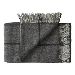 Silkeborg Uldspinderi ApS Askø Throw 140x240 cm Throw 01116 Dark Grey (04126)