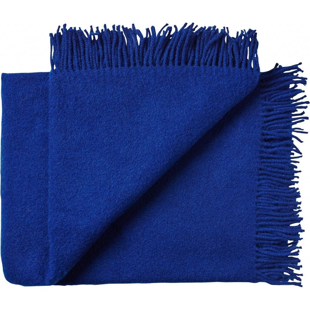 Silkeborg Uldspinderi ApS Athen 130x200 cm Throw 03001 Cobolt Blue