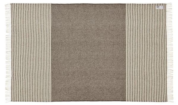 Silkeborg Uldspinderi ApS Bogø 220x260 cm Blanket 00107 Earth Brown