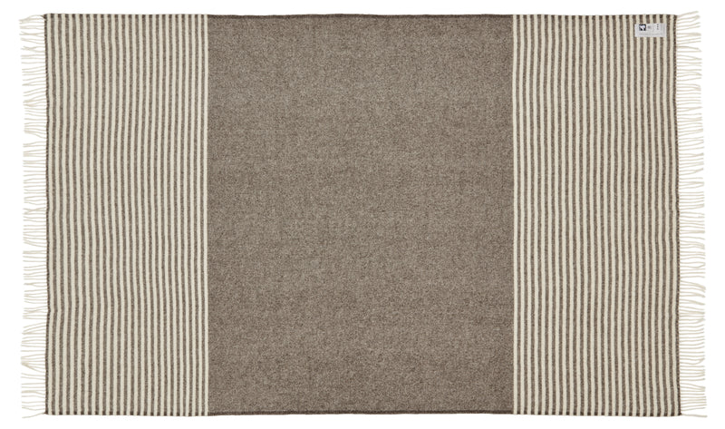 Silkeborg Uldspinderi ApS Bogø 220x260 cm Blanket 00107 Earth Brown