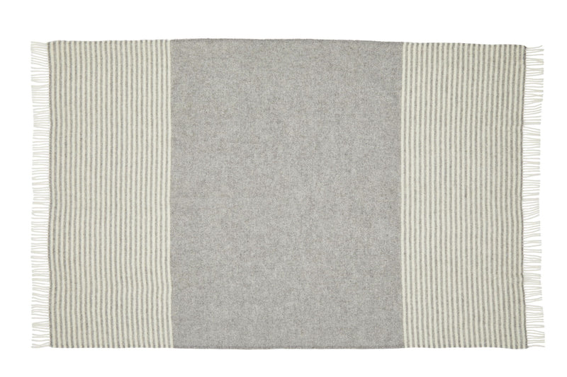 Silkeborg Uldspinderi ApS Bogø Throw 140x240 cm Throw 00109 Light Nordic Grey (00870)