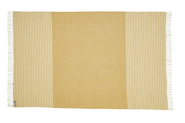 Silkeborg Uldspinderi ApS Bogø Throw 140x240 cm Throw 00128 Sunflower Yellow (00872)