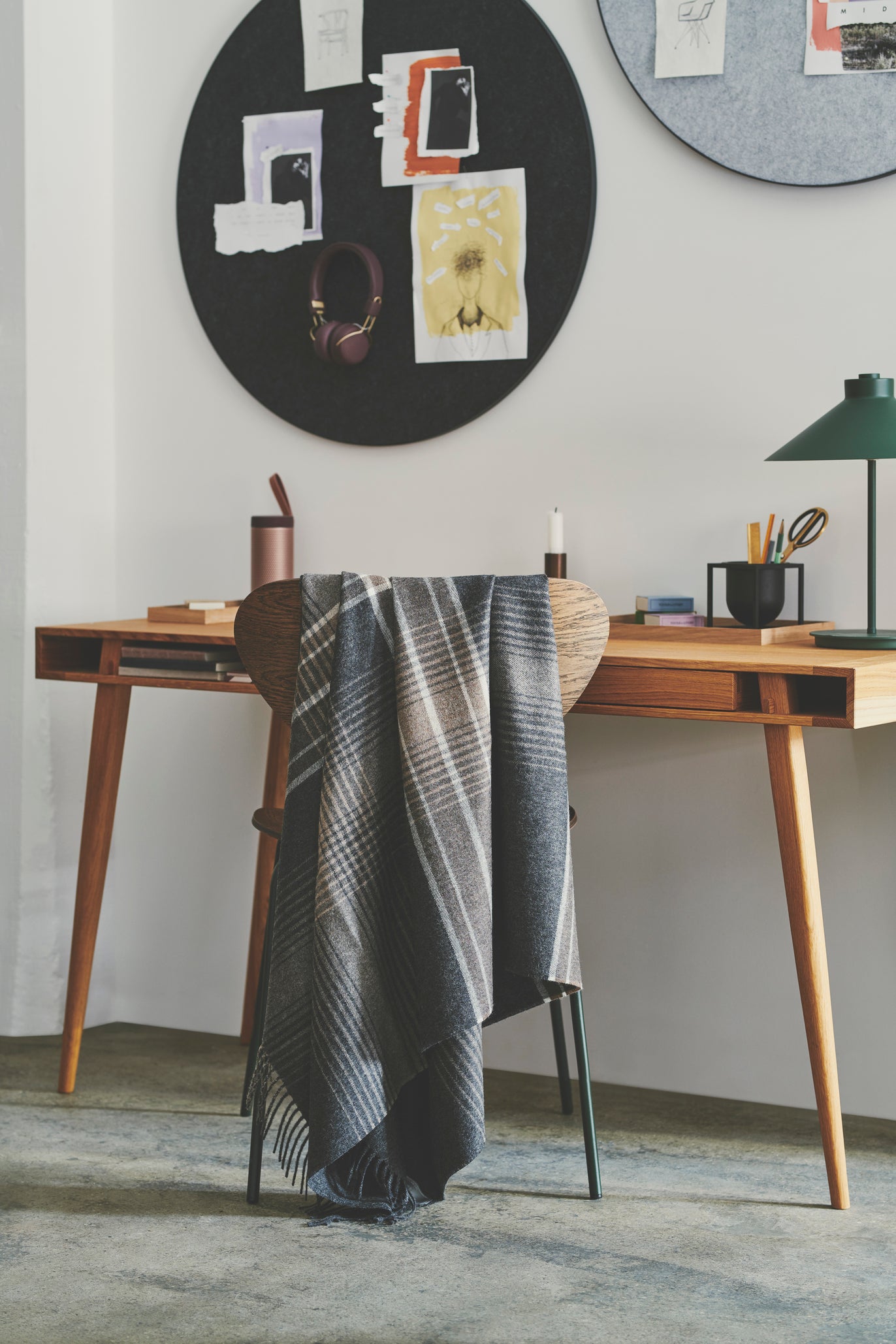 Silkeborg Uldspinderi ApS Bogota 130x200 cm Throw 05317 Dark Grey