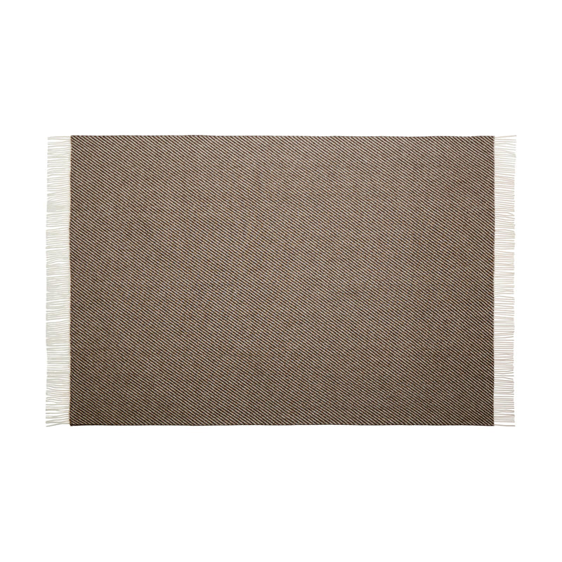 Silkeborg Uldspinderi ApS Bornholm 130x200 cm Throw 0120 Gotland Brown (00120)