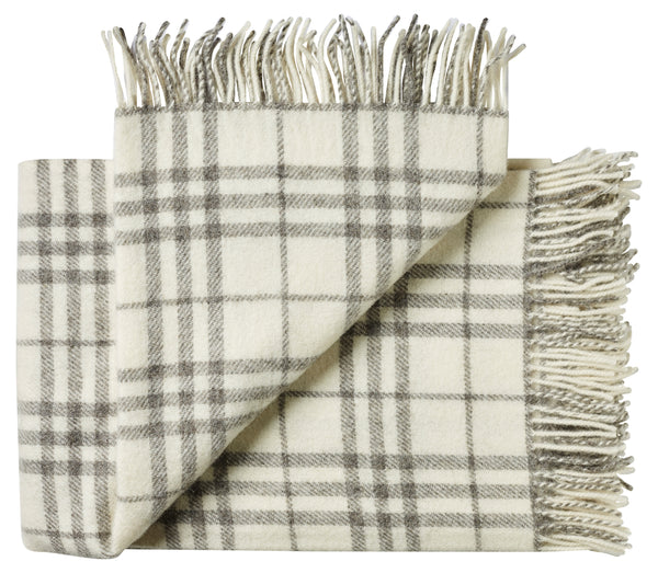 Silkeborg Uldspinderi ApS Bornholm 85x130 cm Throw 00150 Light Nordic Grey