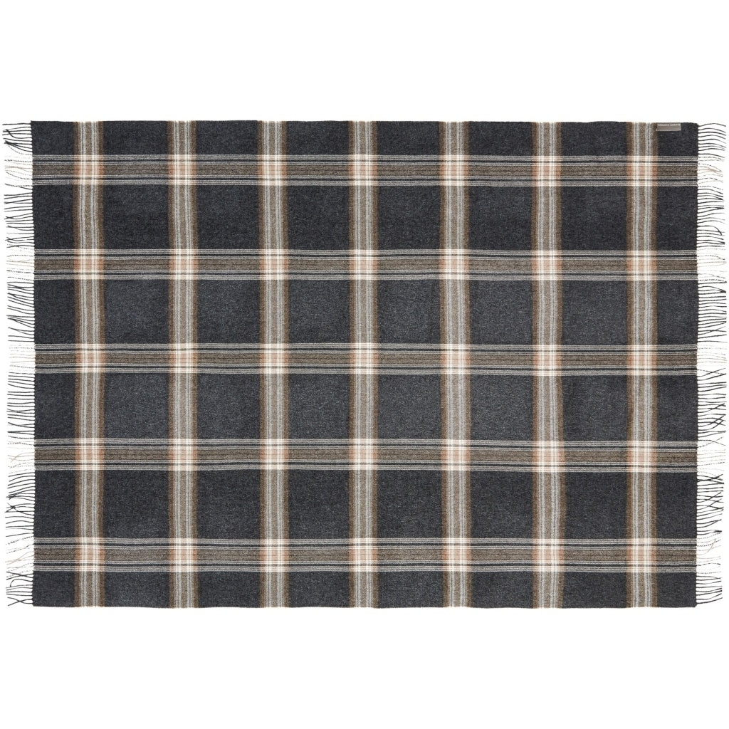 Silkeborg Uldspinderi ApS Buenos Aires 130x200 cm Throw 05202 Dark Grey