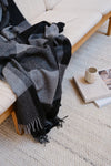 Silkeborg Uldspinderi ApS Caracas 130x200 cm Throw 00500 Black