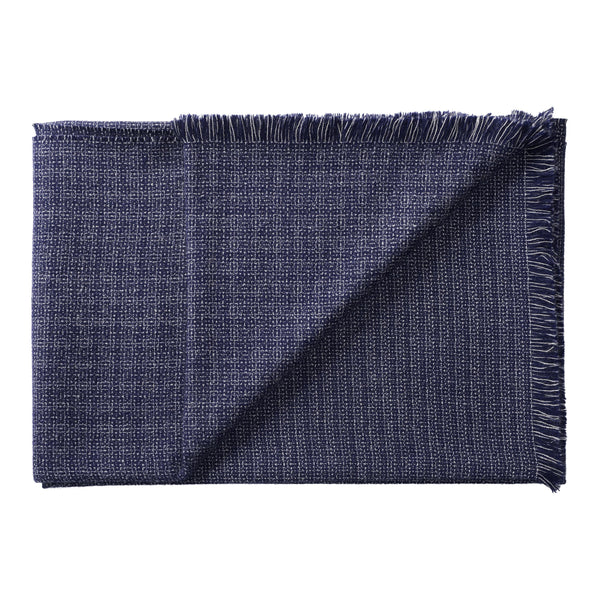Silkeborg Uldspinderi ApS Cumulus 130x200 cm Throw 01167 Blue White