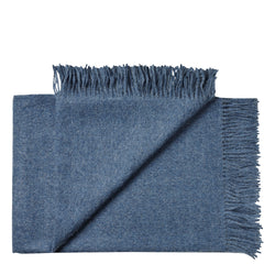 Silkeborg Uldspinderi ApS Cusco 130x200 cm Throw 00726 Denim Blue