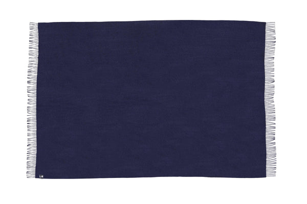 Silkeborg Uldspinderi ApS Cusco 130x200 cm Throw 00638 Deep Ocean Blue