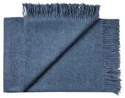 Silkeborg Uldspinderi ApS Cusco 130x200 cm Throw 00726 Denim Blue