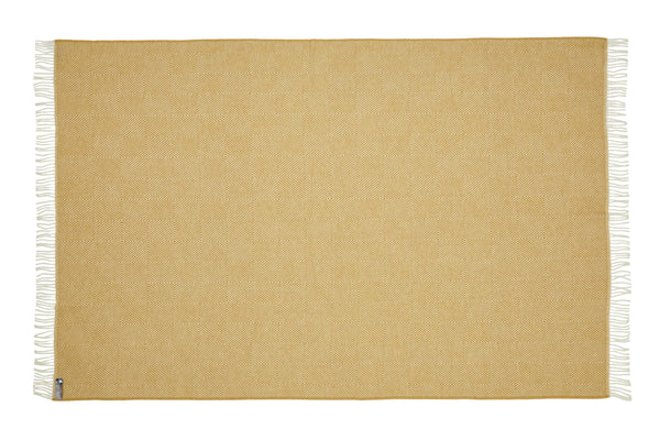 Silkeborg Uldspinderi ApS Fanø 130x200 cm Throw 00128 Sunflower Yellow (00875)