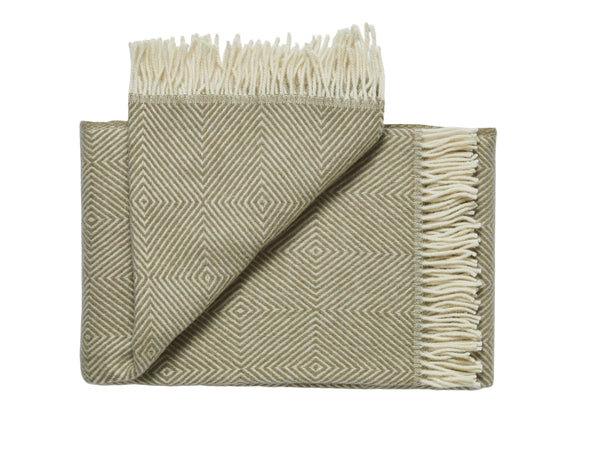 Silkeborg Uldspinderi ApS Fanø 130x200 cm Throw 00188 Light Green (00874)