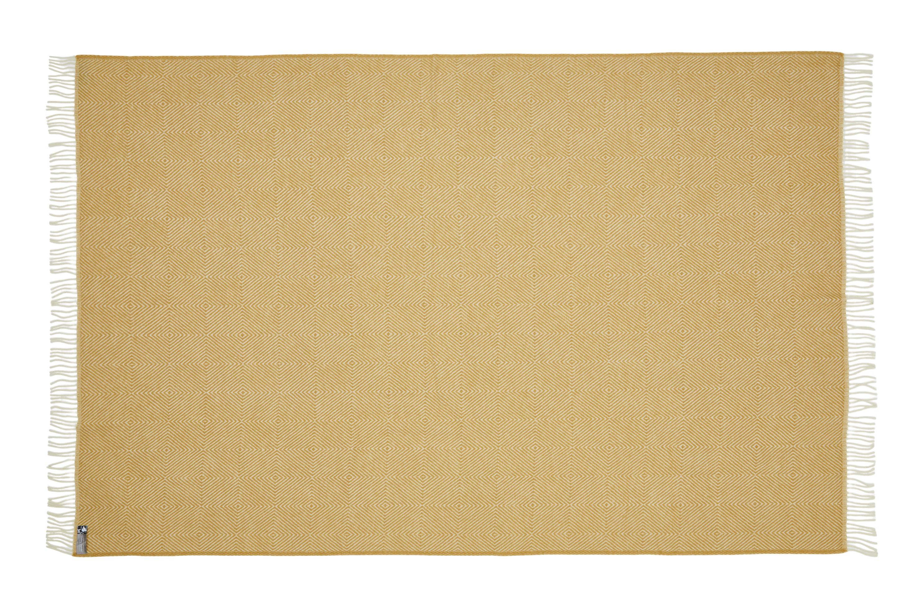 Silkeborg Uldspinderi ApS Fanø 140x240 cm Throw 00128 Sunflower Yellow (00875)