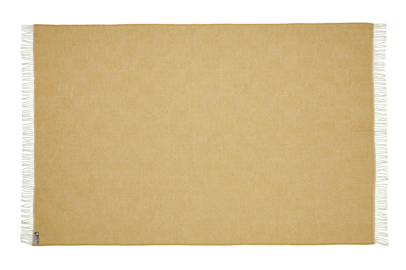 Silkeborg Uldspinderi ApS Fanø 140x240 cm Throw 00128 Sunflower Yellow (00875)