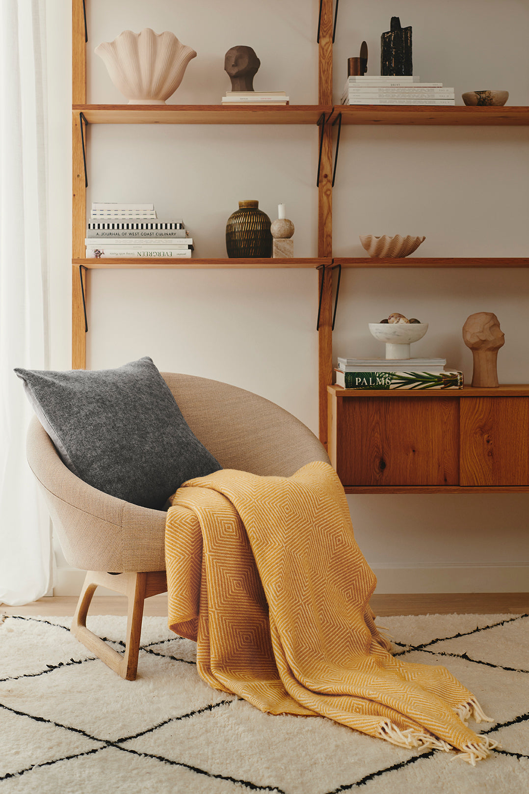Silkeborg Uldspinderi ApS Fanø 140x240 cm Throw 00128 Sunflower Yellow (00875)