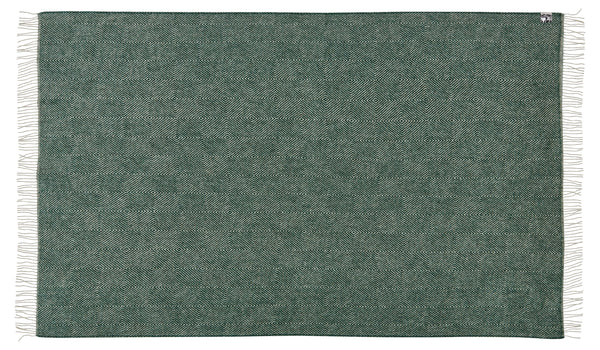 Silkeborg Uldspinderi ApS Fanø 220x260 cm Blanket 00178 Dark Pine Green