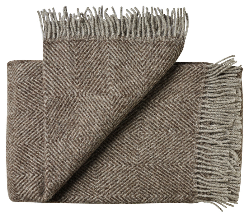 Silkeborg Uldspinderi ApS Fanø Throw 140x240 cm Throw 00108 Ash Brown