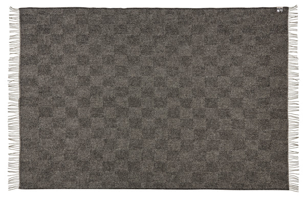 Silkeborg Uldspinderi ApS Fanø Throw 140x240 cm Throw 00171 Slate Black