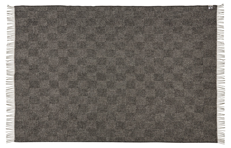 Silkeborg Uldspinderi ApS Fanø Throw 140x240 cm Throw 00171 Slate Black