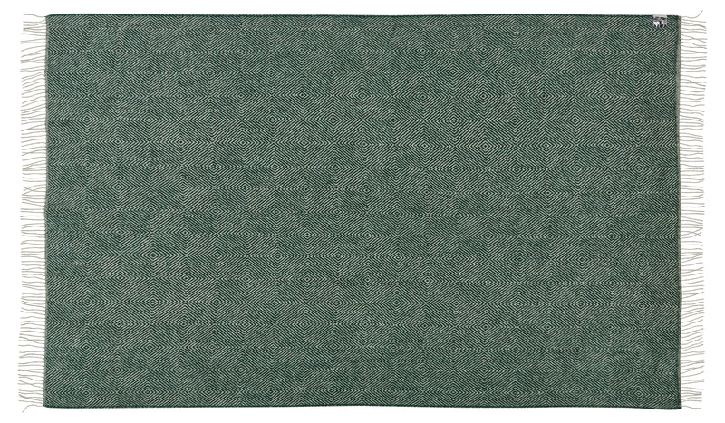 Silkeborg Uldspinderi ApS Fanø Throw 140x240 cm Throw 00178 Dark Pine Green