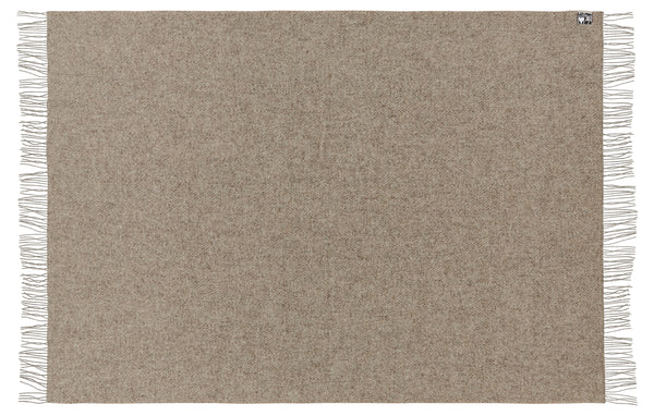 Silkeborg Uldspinderi ApS Fanø Throw 140x240 cm Throw 00185 Pebbles Beige