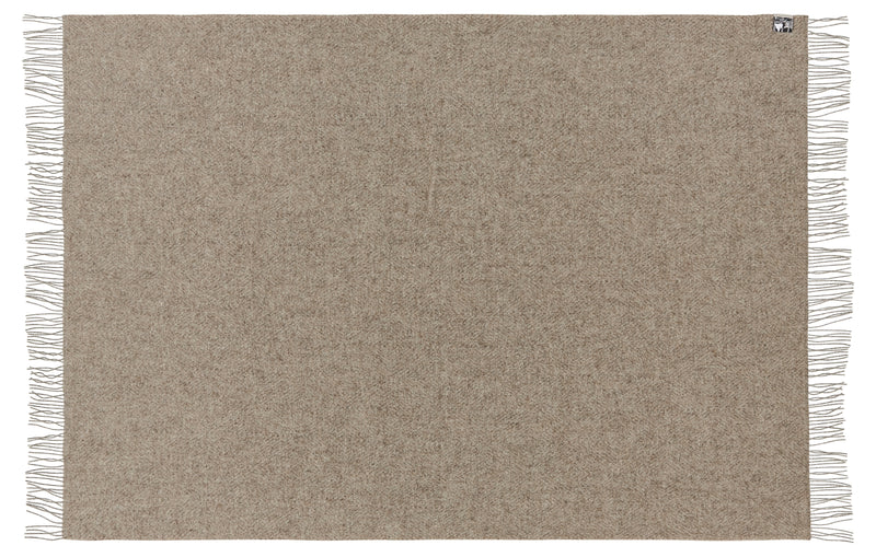 Silkeborg Uldspinderi ApS Fanø Throw 140x240 cm Throw 00185 Pebbles Beige