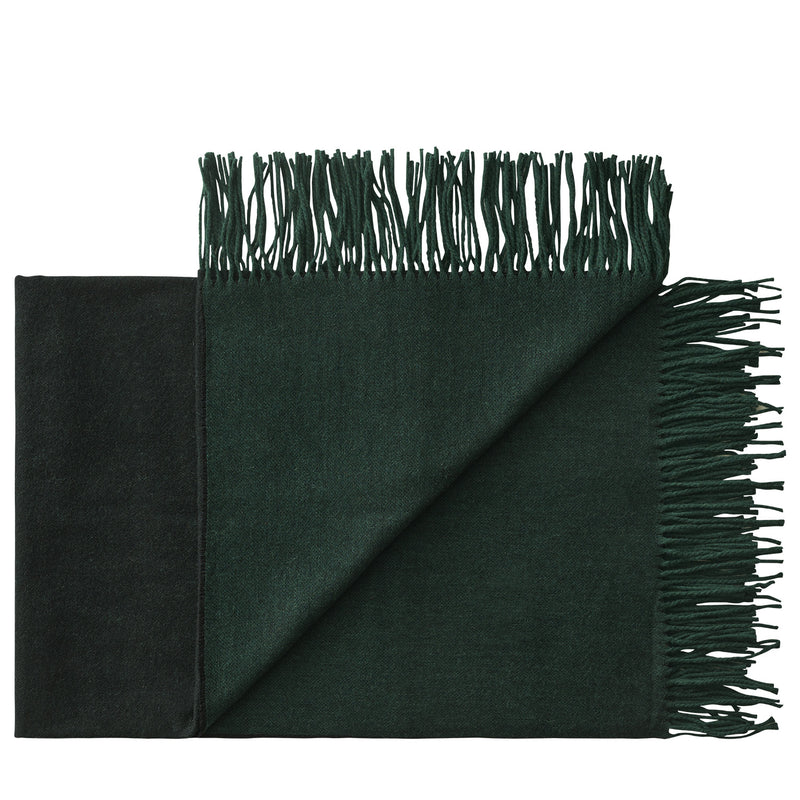 Silkeborg Uldspinderi ApS Franja 170x140 cm Throw 01237 Green-Black