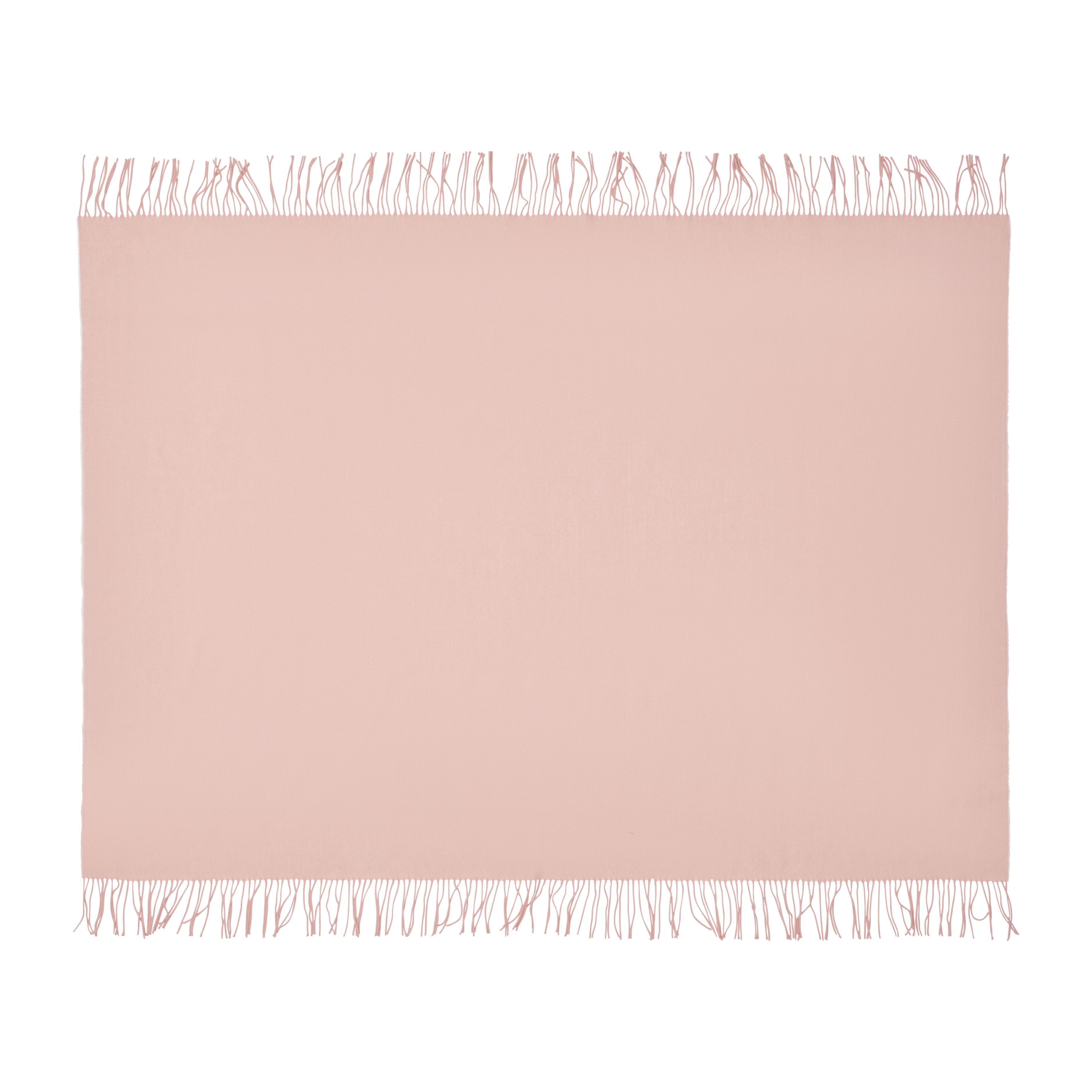 Silkeborg Uldspinderi ApS Franja 170x140 cm Throw 01234 Pink-White