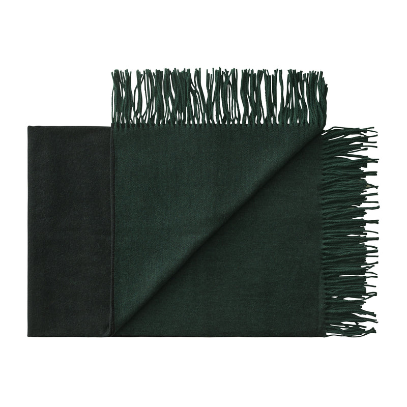 Silkeborg Uldspinderi ApS Franja Throw 170x140 cm Throw 01237 Green-Black