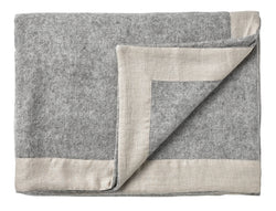 Silkeborg Uldspinderi ApS Gotland 220x240 cm Blanket 00115 Nordic Grey