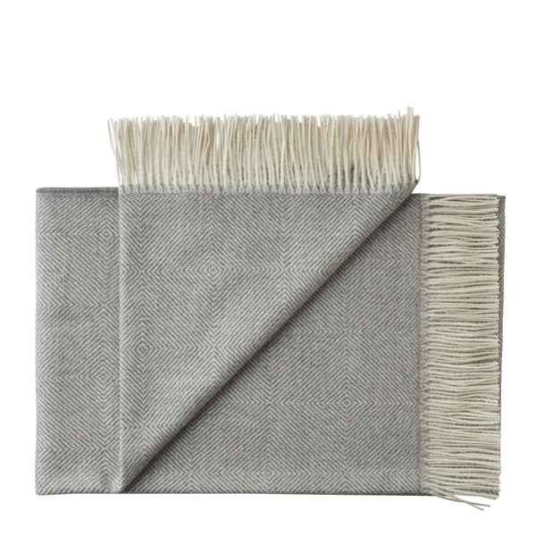 Silkeborg Uldspinderi ApS La Paz 130x200 cm Throw 00401 Light Grey