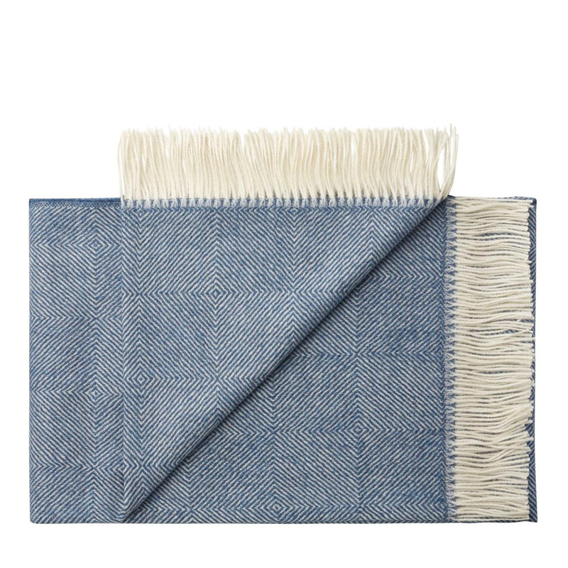 Silkeborg Uldspinderi ApS La Paz 130x200 cm Throw 00726 Denim Blue