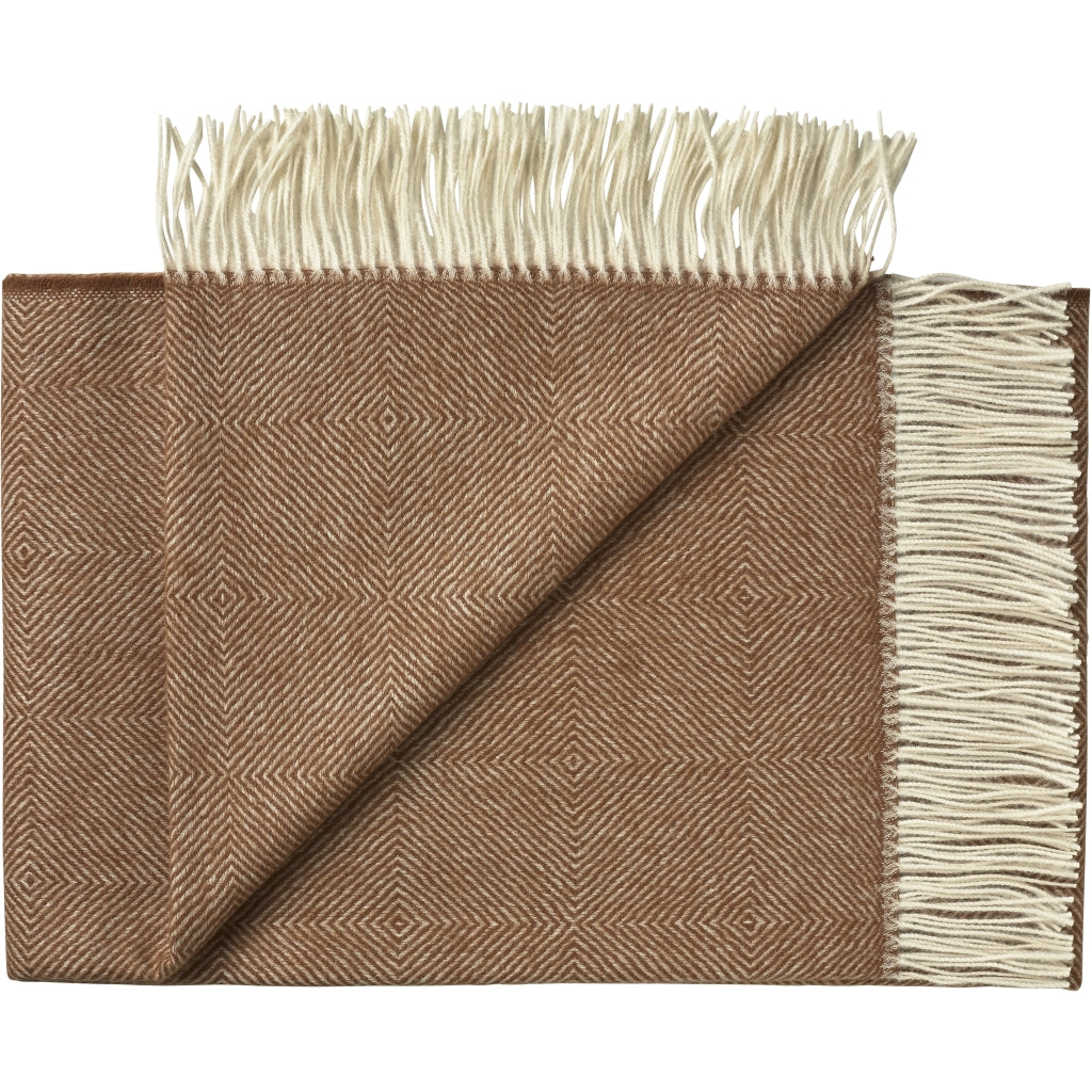 Silkeborg Uldspinderi ApS La Paz 130x200 cm Throw 00205 Camel Brown