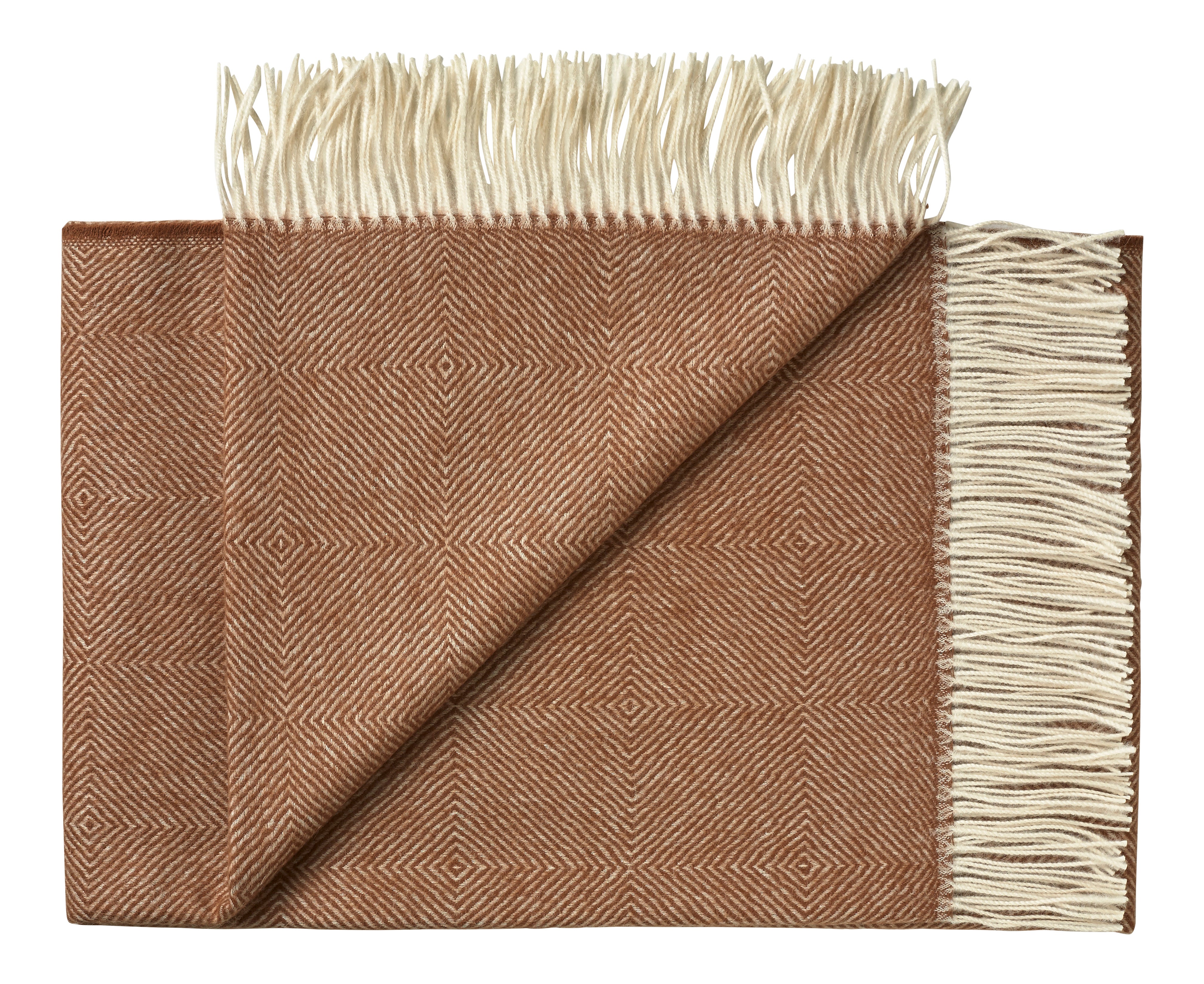 Silkeborg Uldspinderi ApS La Paz 130x200 cm Throw 00205 Camel Brown