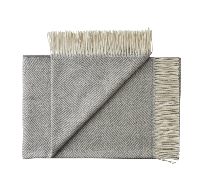 Silkeborg Uldspinderi ApS La Paz Throw 130x200 cm Throw 00401 Light Grey