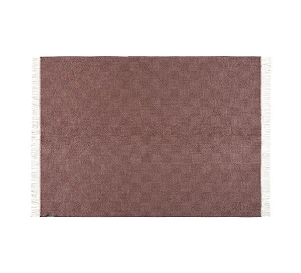 Silkeborg Uldspinderi ApS La Paz Throw 130x200 cm Throw 00640 Old Bordeaux