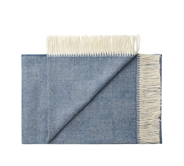 Silkeborg Uldspinderi ApS La Paz Throw 130x200 cm Throw 00726 Denim Blue