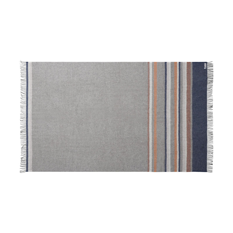 Silkeborg Uldspinderi ApS Lyø 140x240 cm Throw 00835 Grey Navy